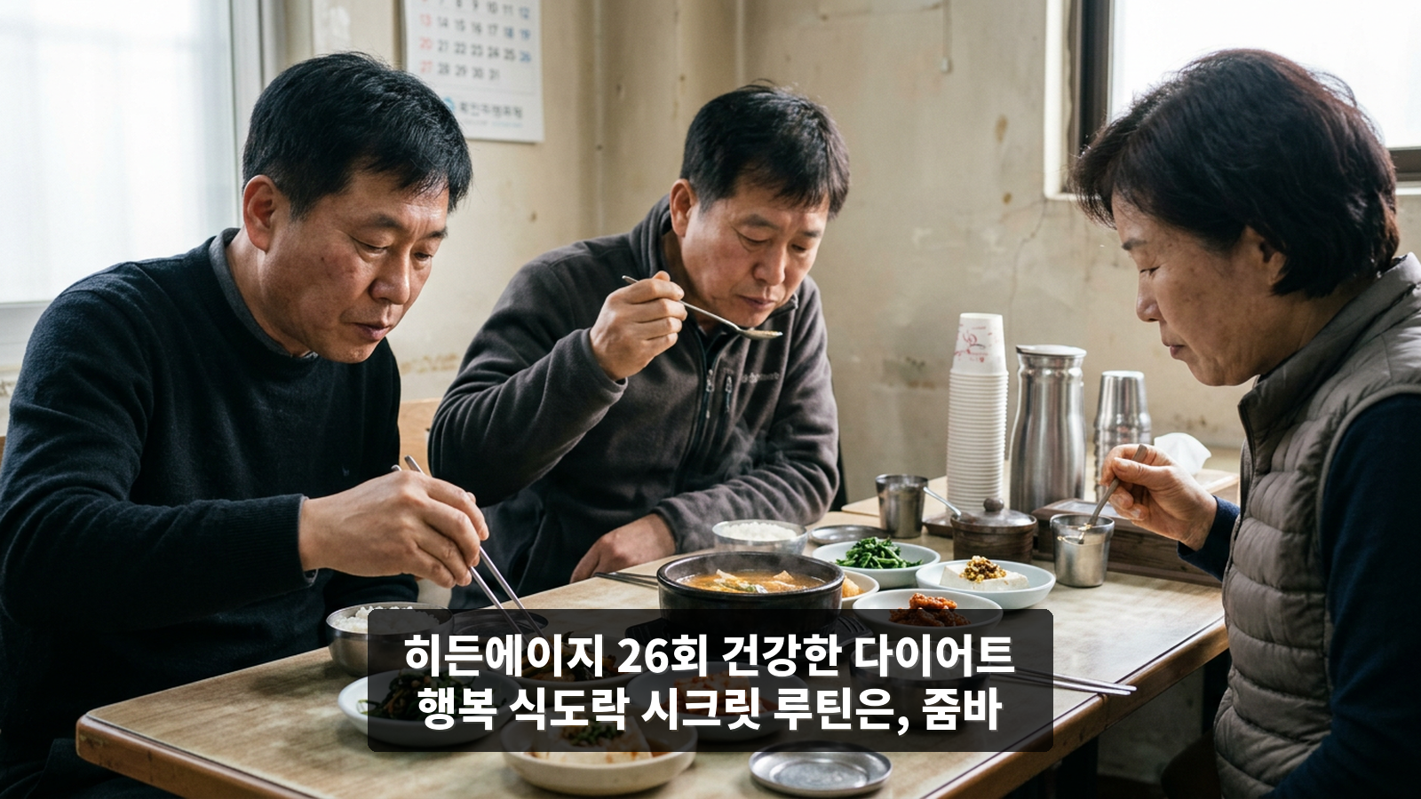 히든에이지 26회 건강한 다이어트 행복 식도락 시크릿 루틴은, 줌바