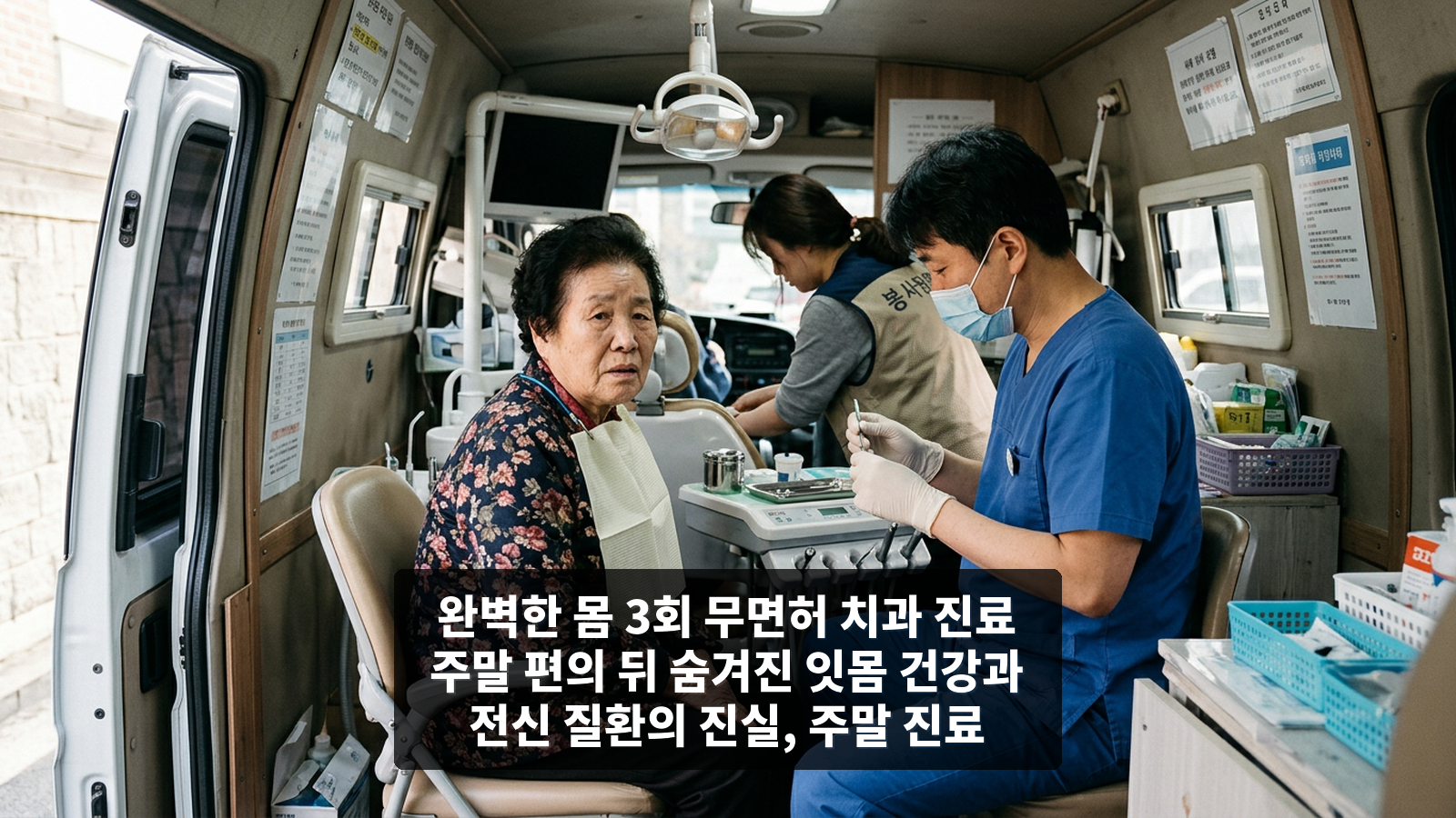 완벽한 몸 3회 무면허 치과 진료 주말 편의 뒤 숨겨진 잇몸 건강과 전신 질환의 진실, 주말 진료