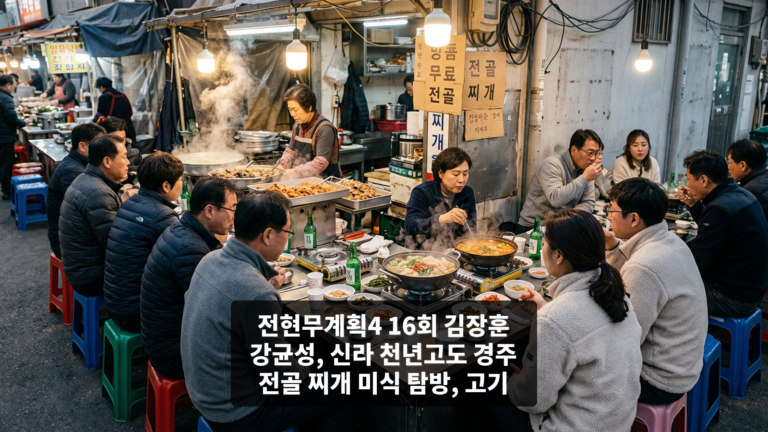 전현무계획4 16회 김장훈 강균성, 신라 천년고도 경주 전골 찌개 미식 탐방, 고기