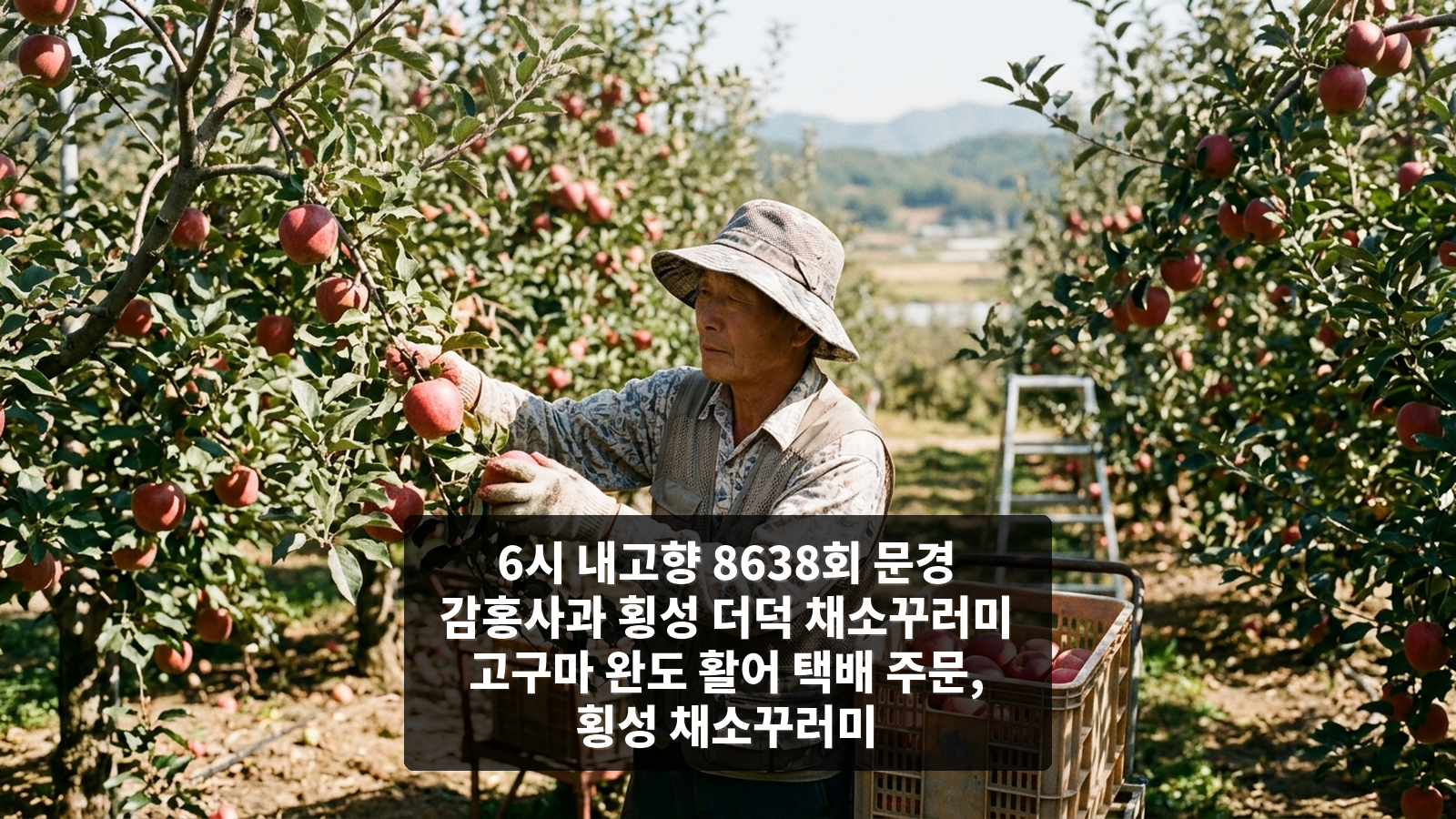 6시 내고향 8638회 문경 감홍사과 횡성 더덕 채소꾸러미 고구마 완도 활어 택배 주문, 횡성 채소꾸러미
