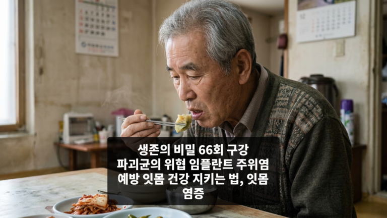 생존의 비밀 66회 구강 파괴균의 위협 임플란트 주위염 예방 잇몸 건강 지키는 법, 잇몸 염증