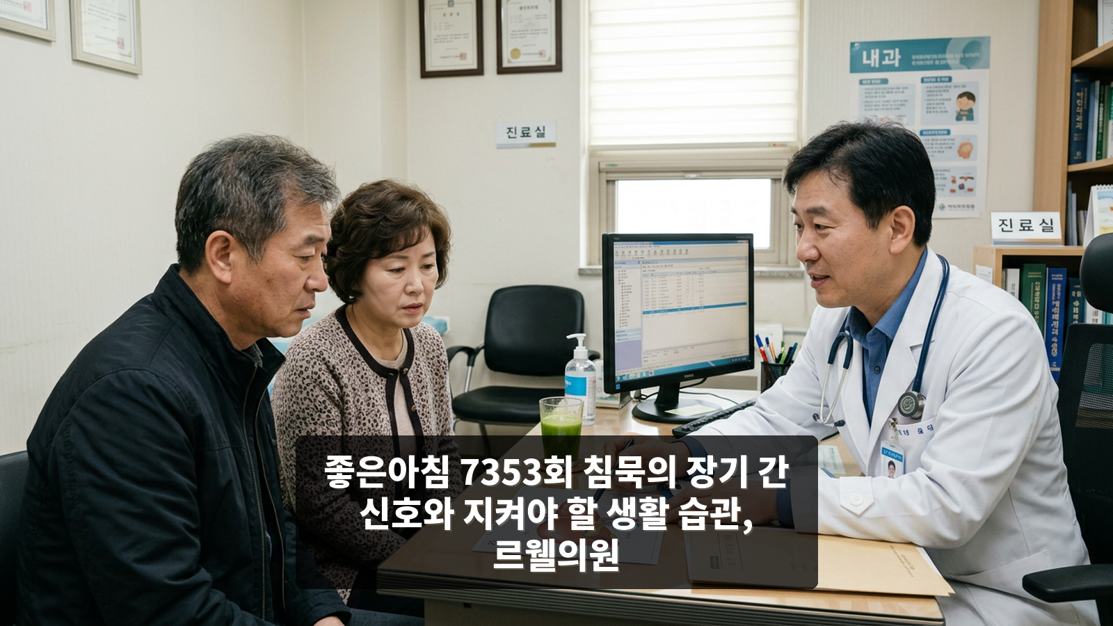 좋은아침 7353회 침묵의 장기 간 신호와 지켜야 할 생활 습관, 르웰의원